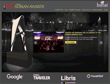 Tablet Screenshot of adrianawards.com